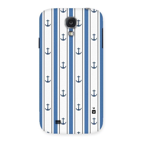 Anchor Stripe Lines Back Case for Samsung Galaxy S4