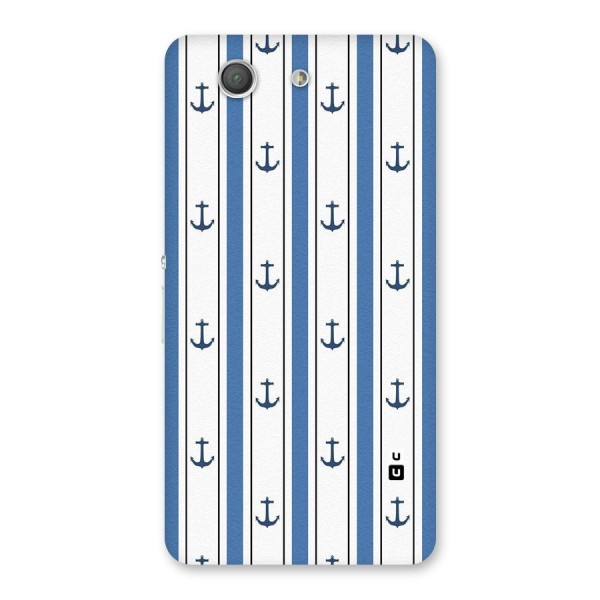 Anchor Stripe Lines Back Case for Xperia Z3 Compact