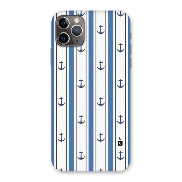 Anchor Stripe Lines Back Case for iPhone 11 Pro Max