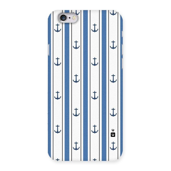 Anchor Stripe Lines Back Case for iPhone 6 6S
