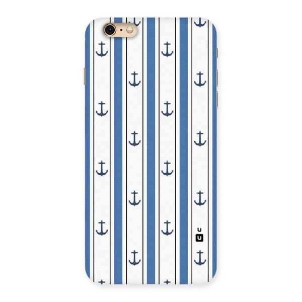 Anchor Stripe Lines Back Case for iPhone 6 Plus 6S Plus