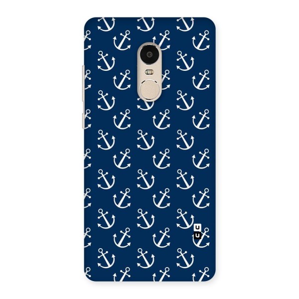 Anchor Zig Pattern Back Case for Xiaomi Redmi Note 4