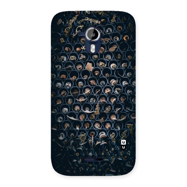 Ancient Wall Circles Back Case for Micromax Canvas Magnus A117