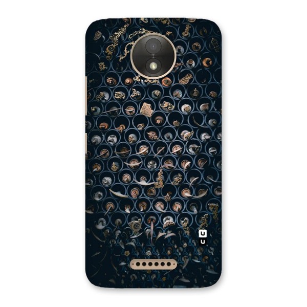 Ancient Wall Circles Back Case for Moto C Plus