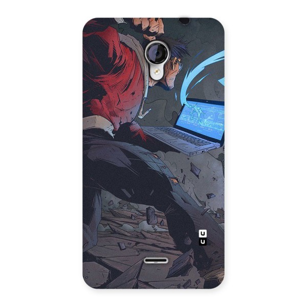 Angry Programmer Back Case for Micromax Unite 2 A106