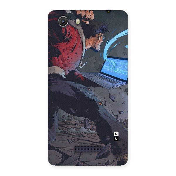 Angry Programmer Back Case for Micromax Unite 3