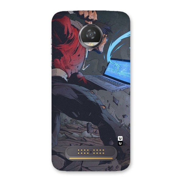 Angry Programmer Back Case for Moto Z2 Play