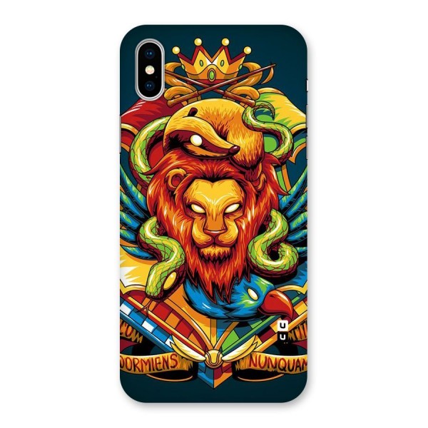 Animal Art Back Case for iPhone XS