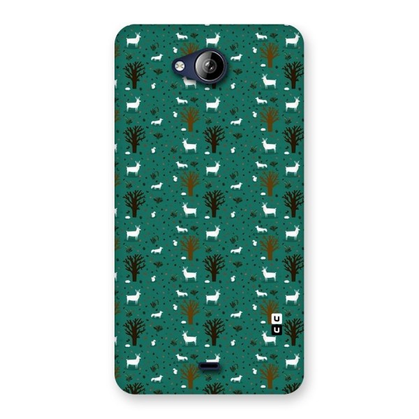 Animal Grass Pattern Back Case for Canvas Play Q355
