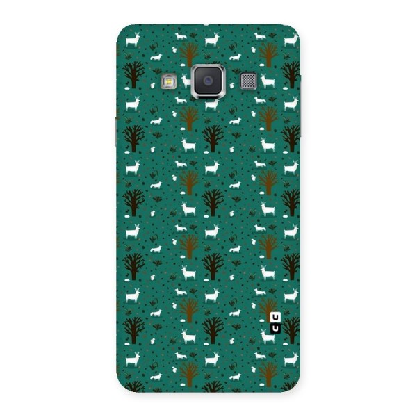 Animal Grass Pattern Back Case for Galaxy A3