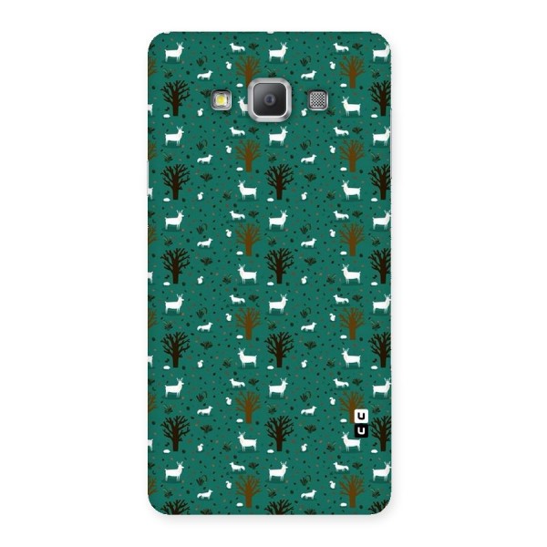 Animal Grass Pattern Back Case for Galaxy A7