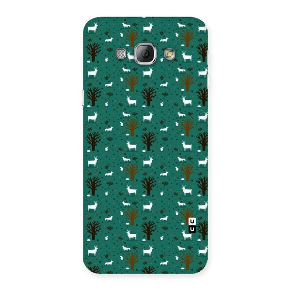 Animal Grass Pattern Back Case for Galaxy A8