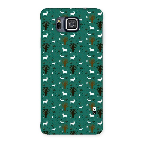 Animal Grass Pattern Back Case for Galaxy Alpha