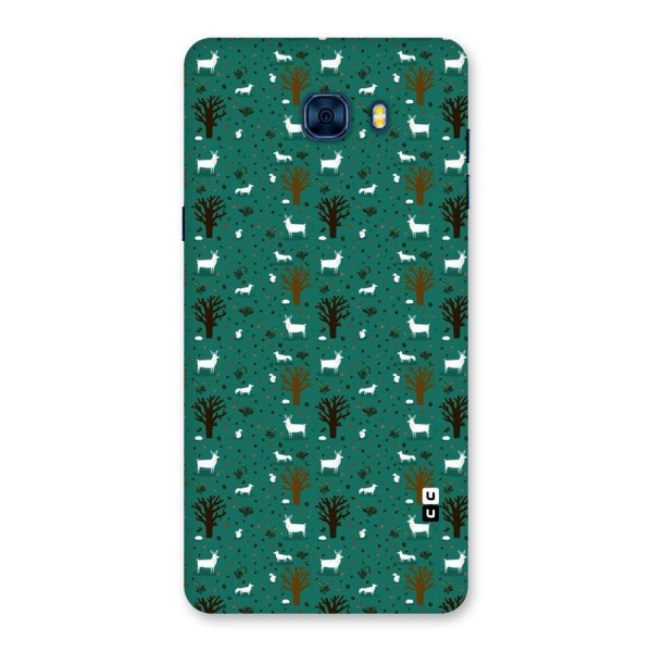 Animal Grass Pattern Back Case for Galaxy C7 Pro