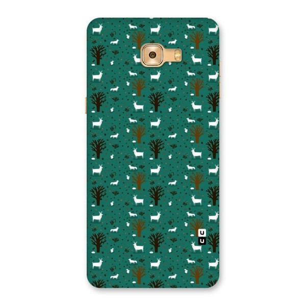 Animal Grass Pattern Back Case for Galaxy C9 Pro