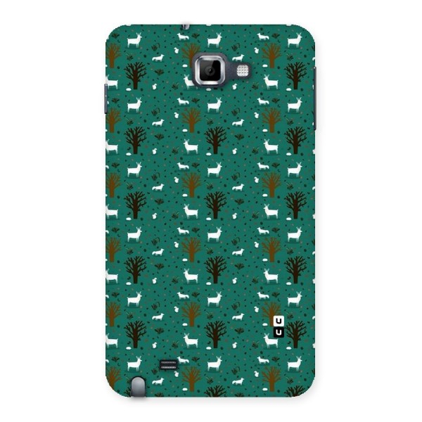 Animal Grass Pattern Back Case for Galaxy Note