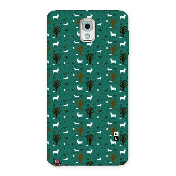 Animal Grass Pattern Back Case for Galaxy Note 3