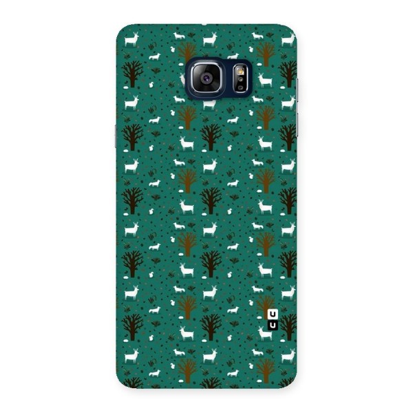Animal Grass Pattern Back Case for Galaxy Note 5