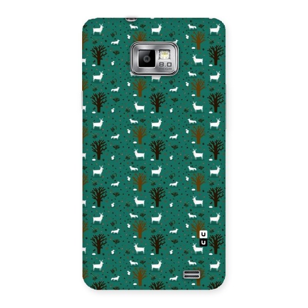 Animal Grass Pattern Back Case for Galaxy S2