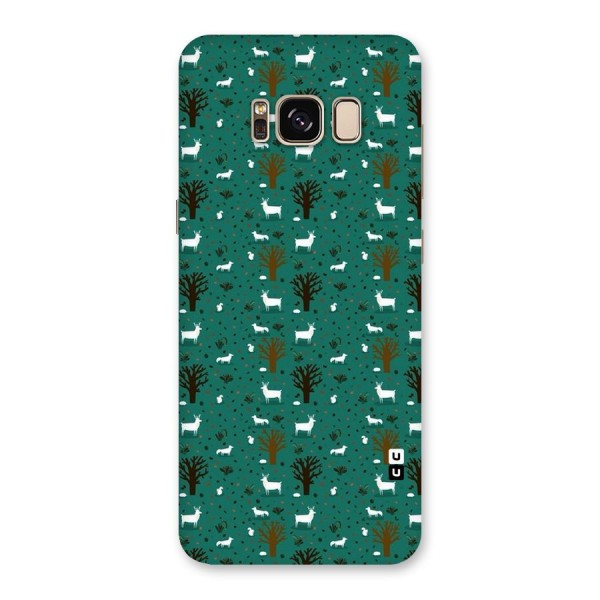 Animal Grass Pattern Back Case for Galaxy S8