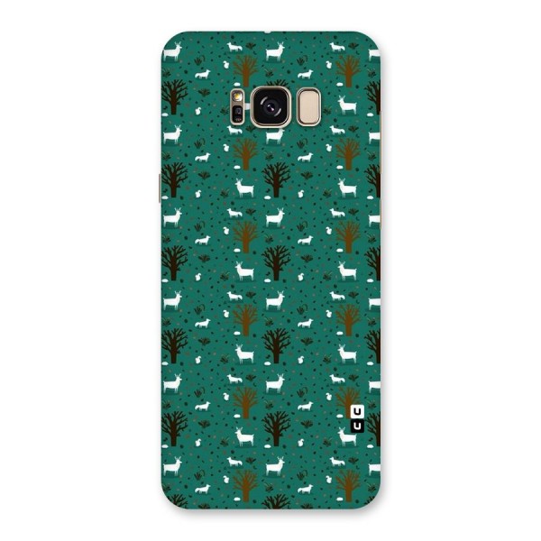 Animal Grass Pattern Back Case for Galaxy S8 Plus