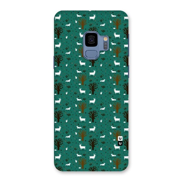 Animal Grass Pattern Back Case for Galaxy S9