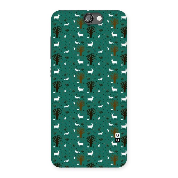 Animal Grass Pattern Back Case for HTC One A9
