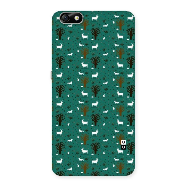 Animal Grass Pattern Back Case for Honor 4X