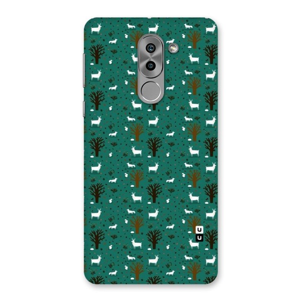 Animal Grass Pattern Back Case for Honor 6X