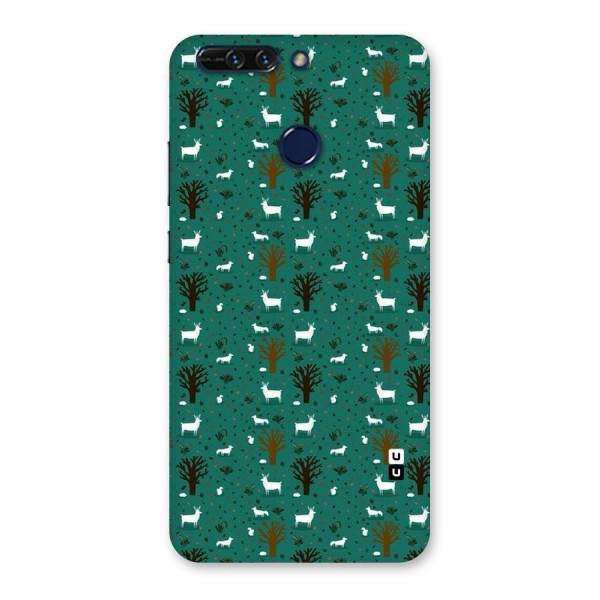 Animal Grass Pattern Back Case for Honor 8 Pro