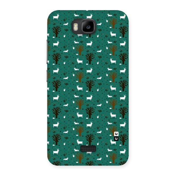 Animal Grass Pattern Back Case for Honor Bee