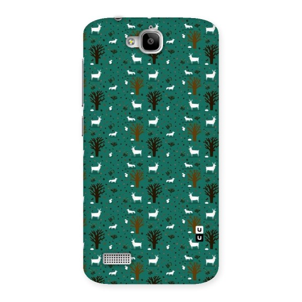 Animal Grass Pattern Back Case for Honor Holly