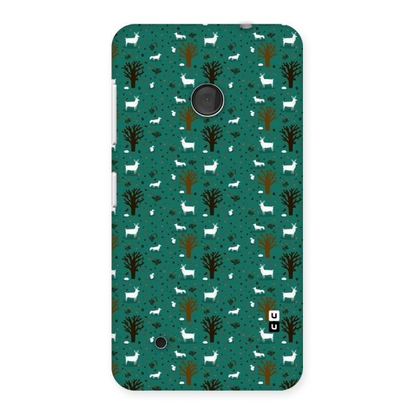 Animal Grass Pattern Back Case for Lumia 530