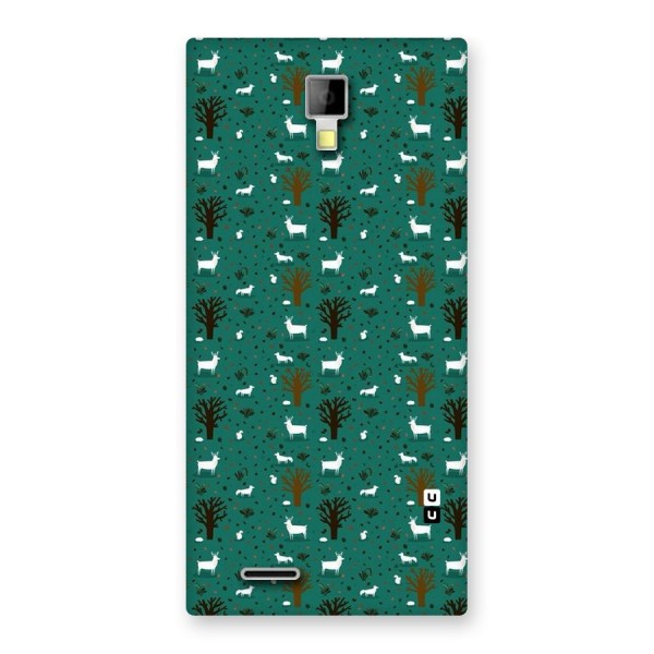 Animal Grass Pattern Back Case for Micromax Canvas Xpress A99
