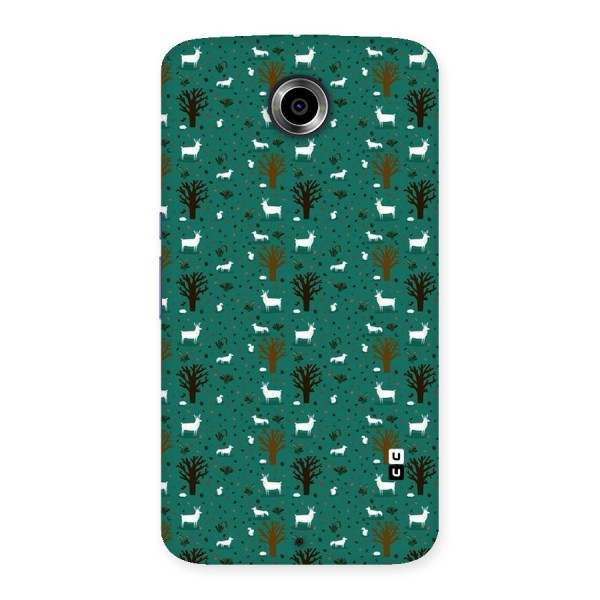 Animal Grass Pattern Back Case for Nexsus 6