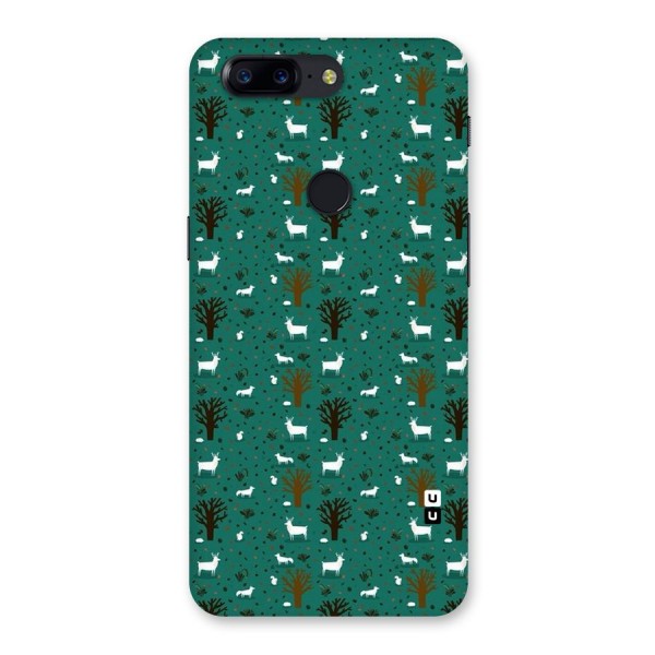 Animal Grass Pattern Back Case for OnePlus 5T