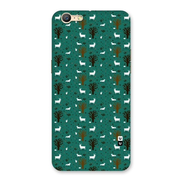 Animal Grass Pattern Back Case for Oppo A39