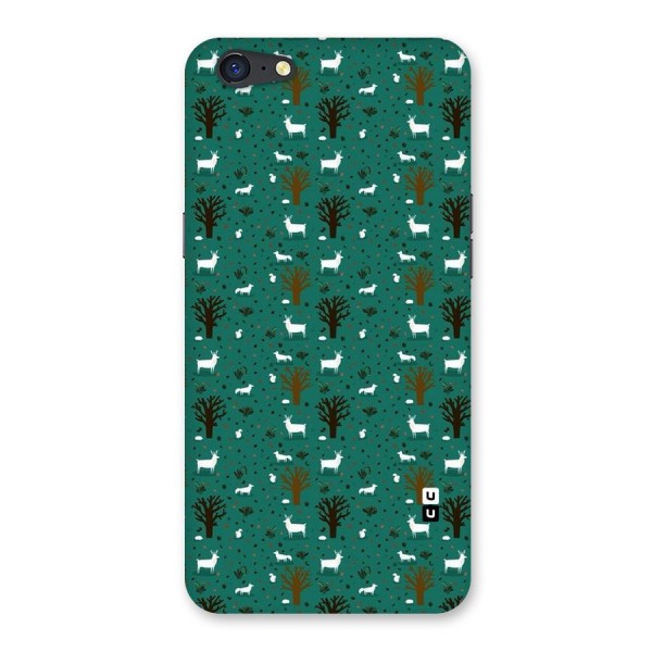 Animal Grass Pattern Back Case for Oppo A71