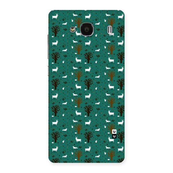 Animal Grass Pattern Back Case for Redmi 2s