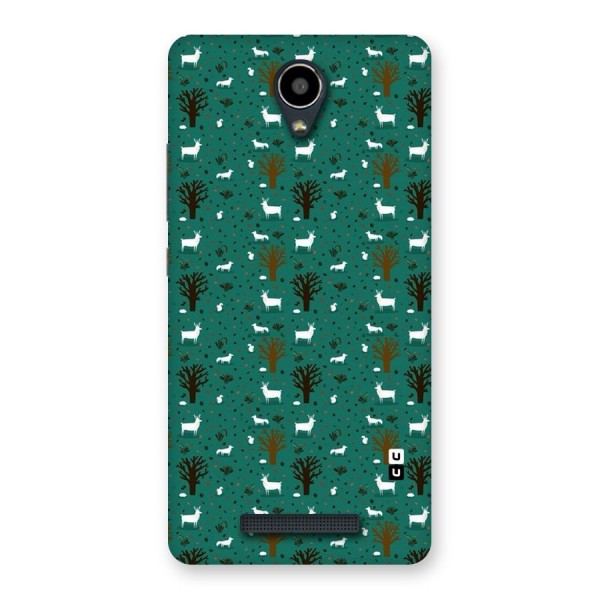 Animal Grass Pattern Back Case for Redmi Note 2