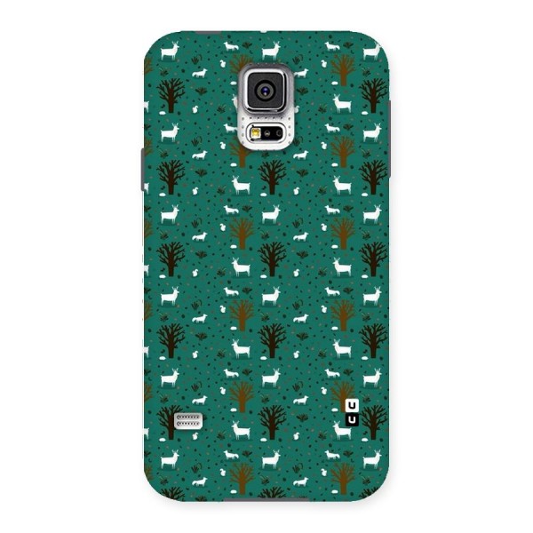 Animal Grass Pattern Back Case for Samsung Galaxy S5