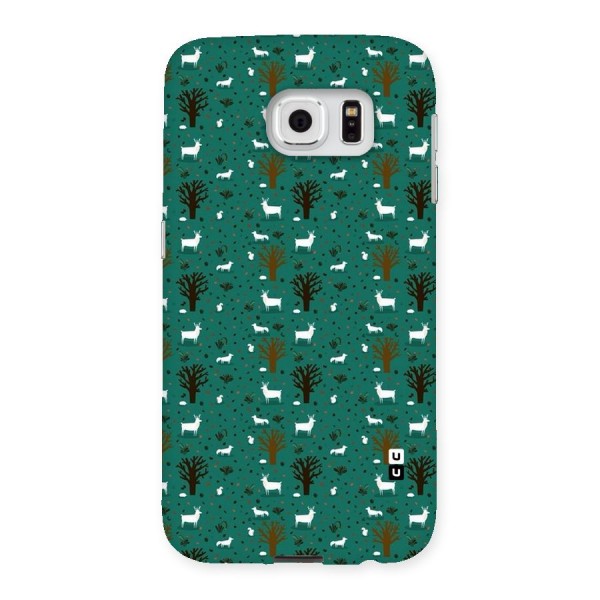 Animal Grass Pattern Back Case for Samsung Galaxy S6