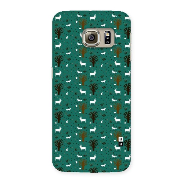 Animal Grass Pattern Back Case for Samsung Galaxy S6 Edge