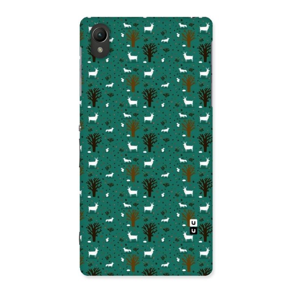 Animal Grass Pattern Back Case for Sony Xperia Z2