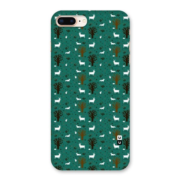Animal Grass Pattern Back Case for iPhone 8 Plus