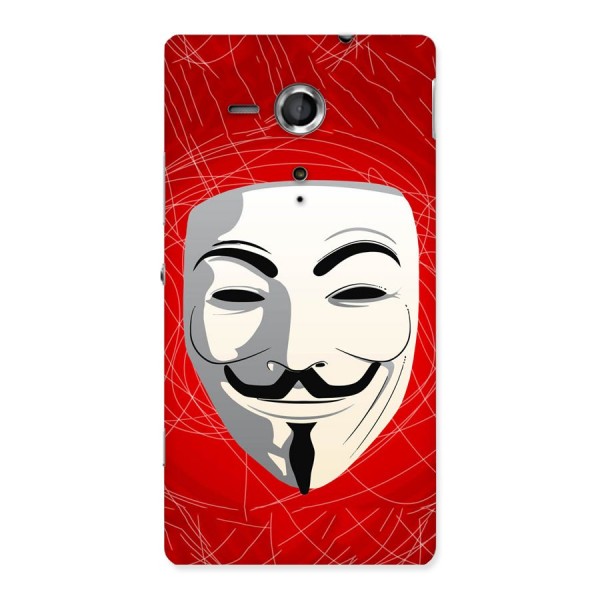 Anonymous Mask Abstract Back Case for Sony Xperia SP