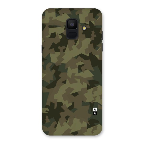 Army Abstract Back Case for Galaxy A6 (2018)