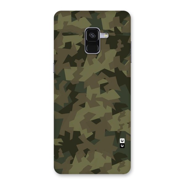 Army Abstract Back Case for Galaxy A8 Plus