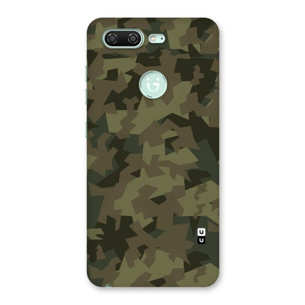 Army Abstract Back Case for Gionee S10