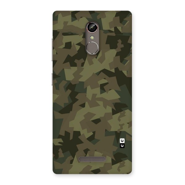 Army Abstract Back Case for Gionee S6s